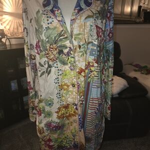 Johnny Was Long Sleeve Tunic Top/dress